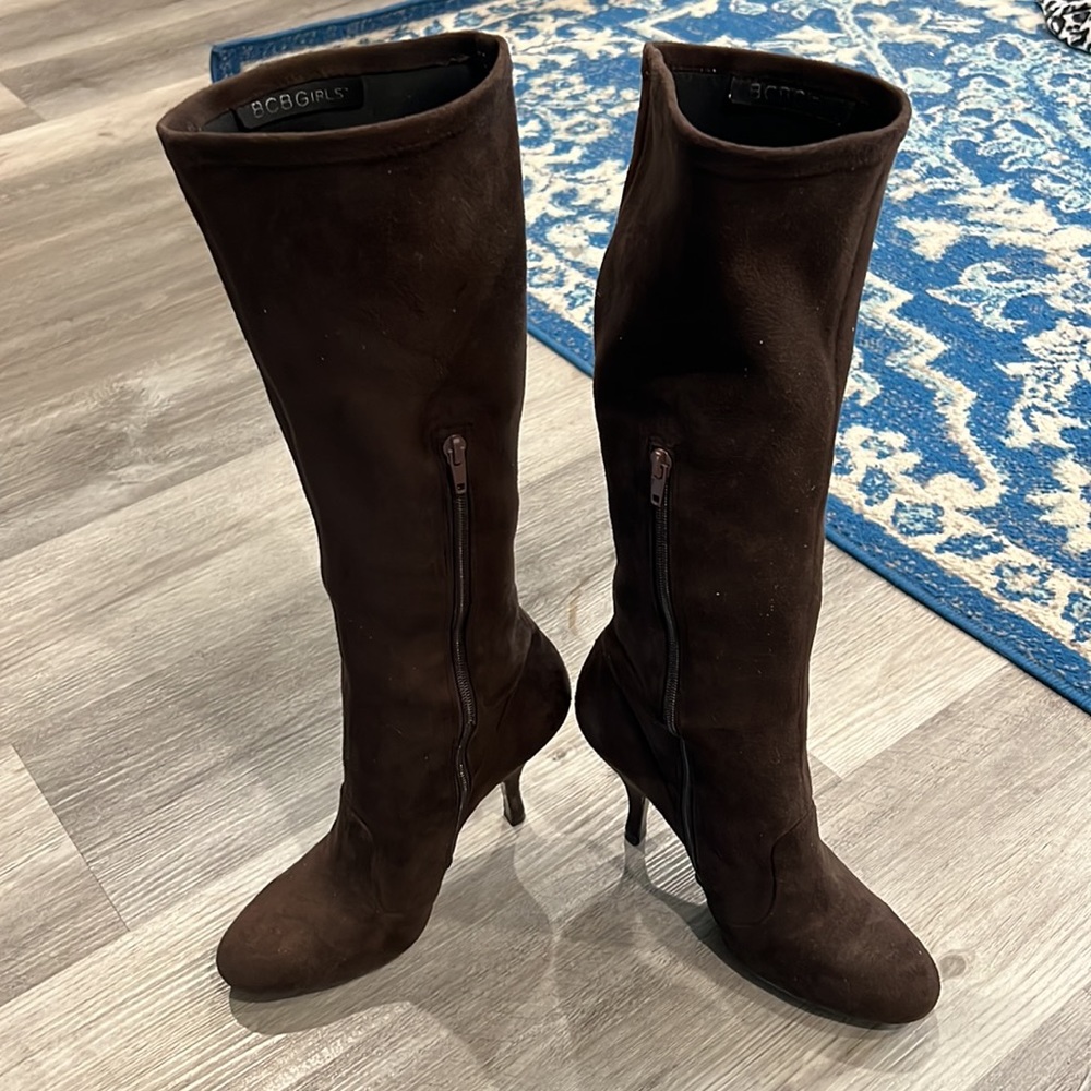 BCBGirls faux suede boots, EUC - Picture 2 of 9
